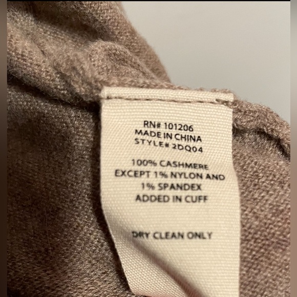 SOFT SURROUNDINGS Delphine Oatmeal
Heather Cashmere Cardigan - Picture 7 of 7